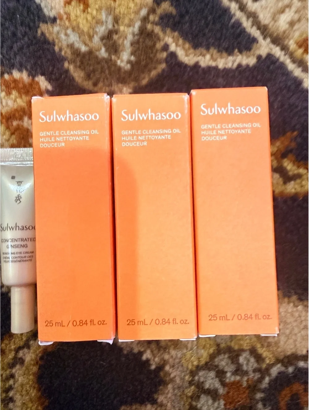 Sulwhasoo Gentle Cleansing Oil 25ml - 3 Pack exp. 5/2026